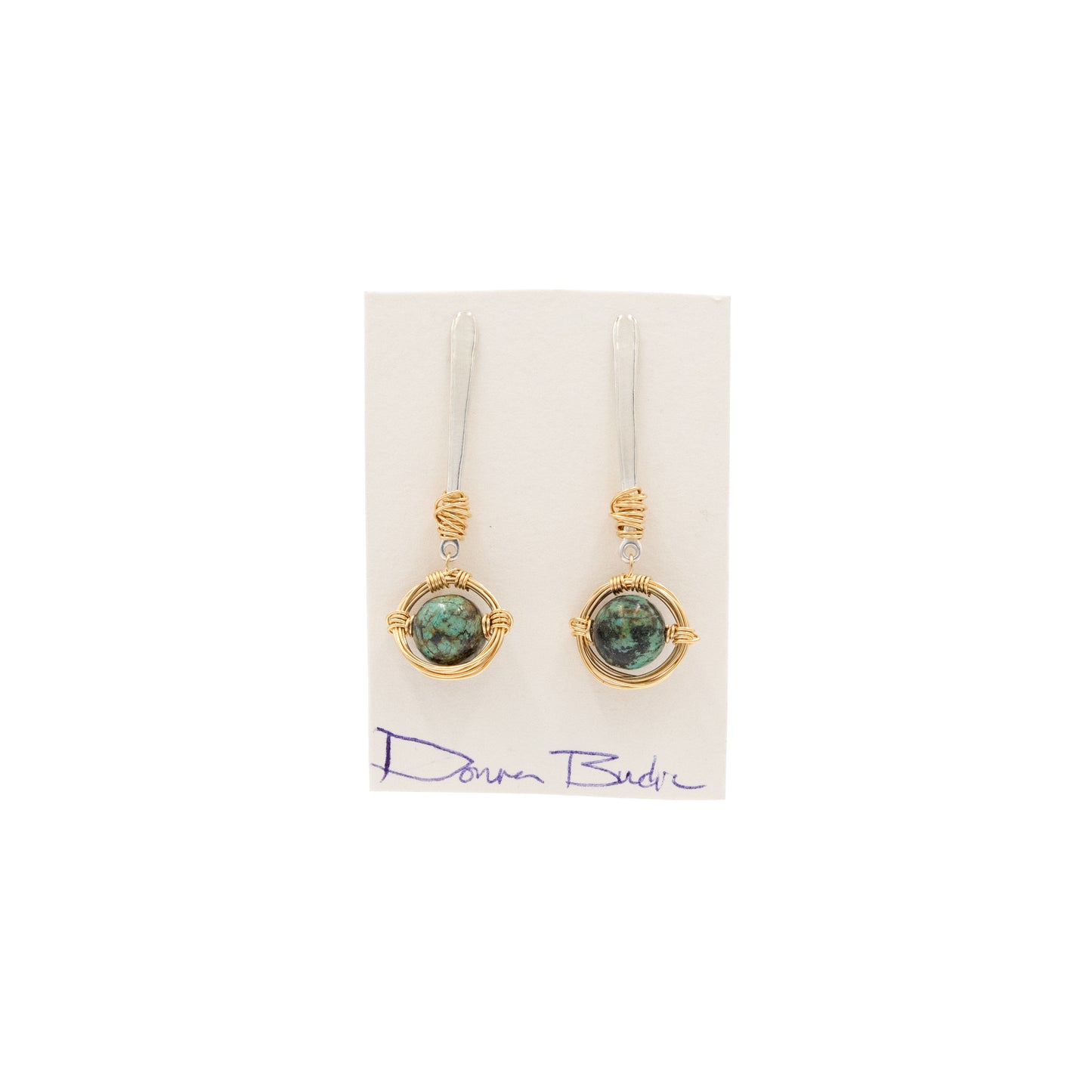 Turquoise Wu Post Earrings