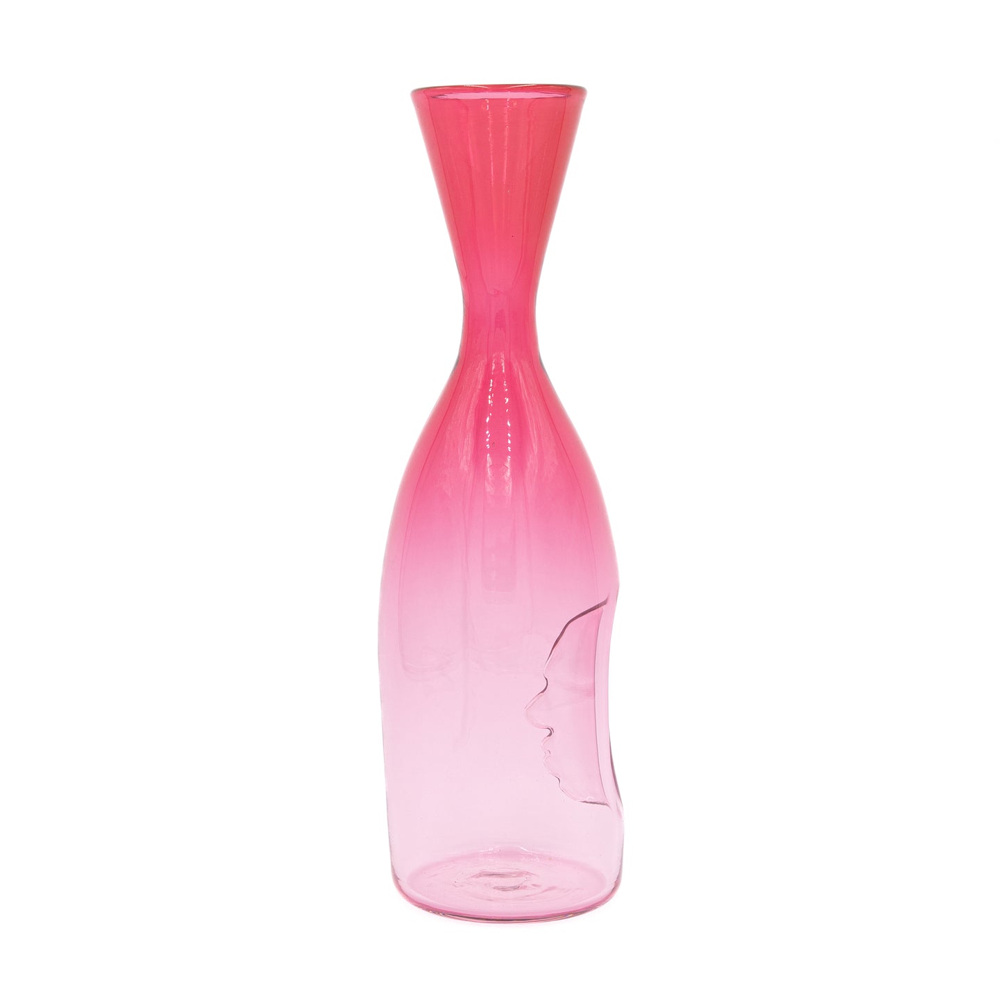 Vase With Face Profile, Pink