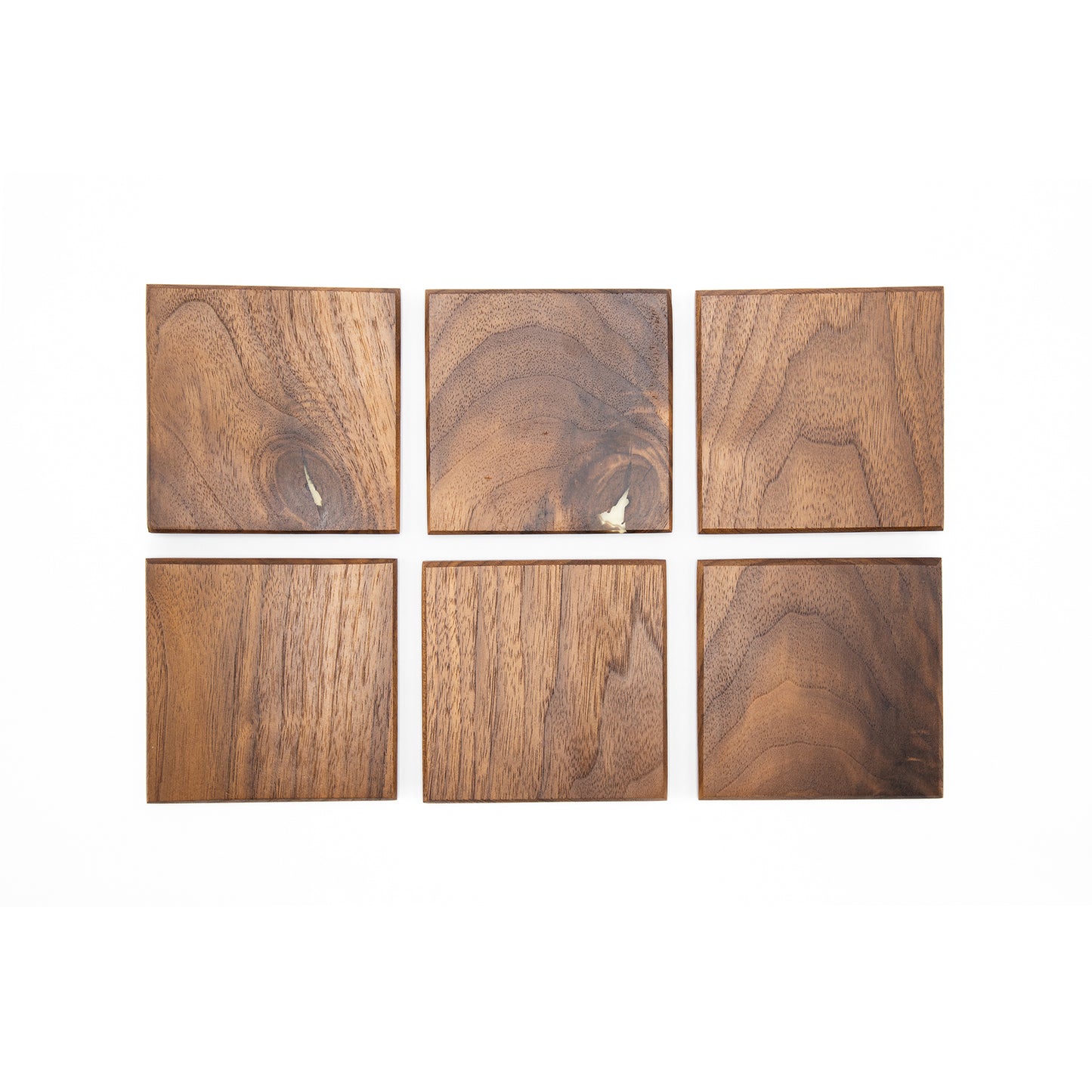 Wood Coasters (Set 6)