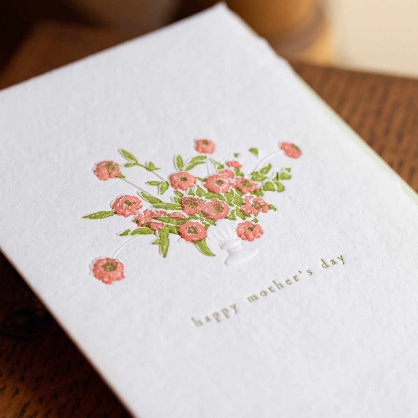 Mother's Day Bouquet Sculpture Handmade Paper Letterpress