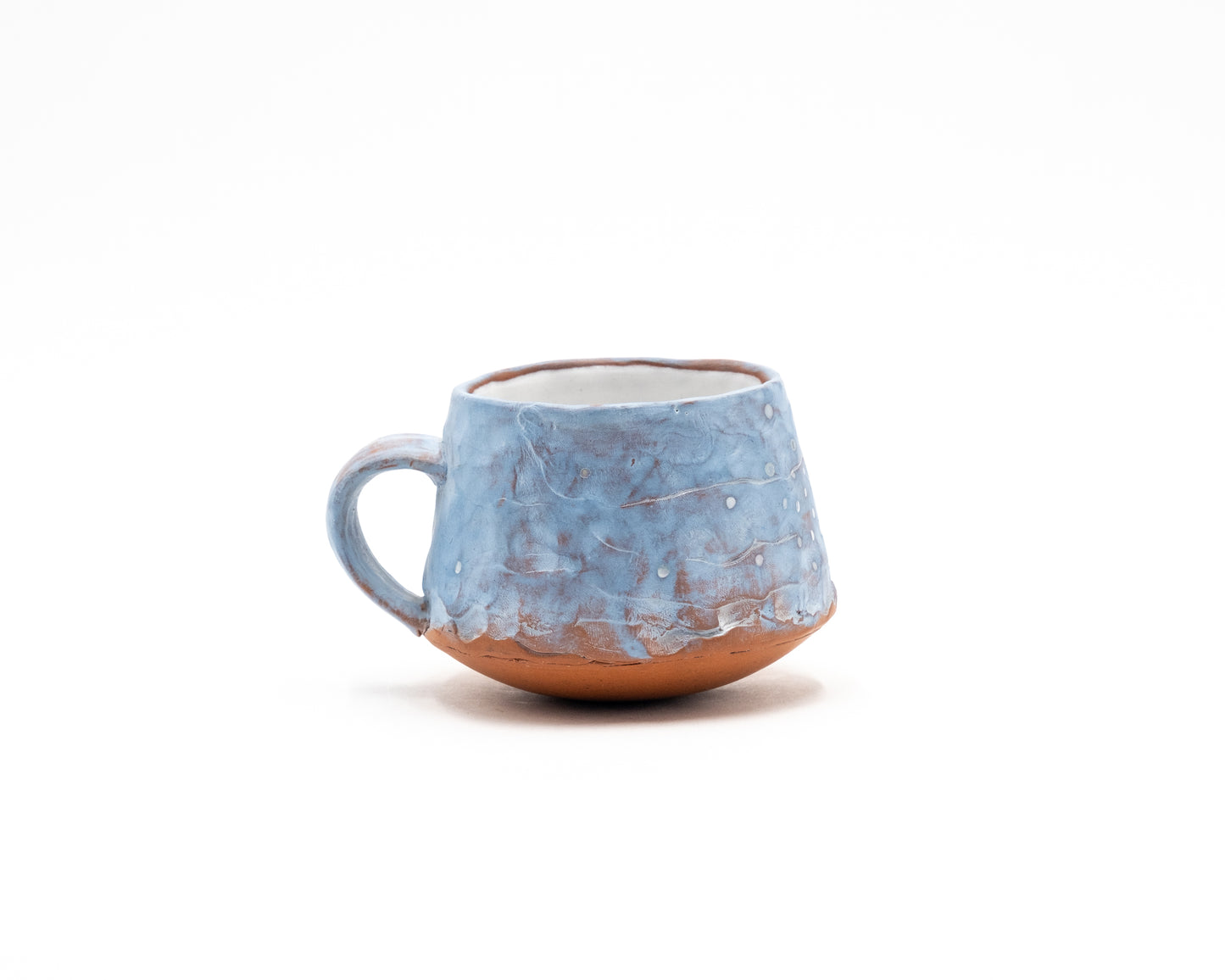 Blue Roundy Bottom Mug