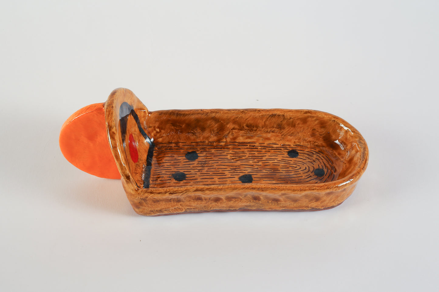 Snack Boat #41: Dots and Sgraffito