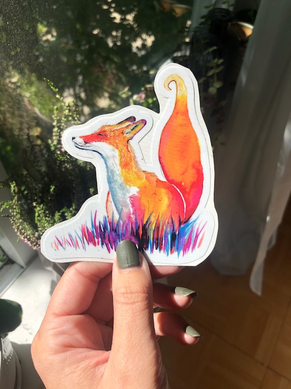 Feeling Foxy Matte Vinyl Sticker