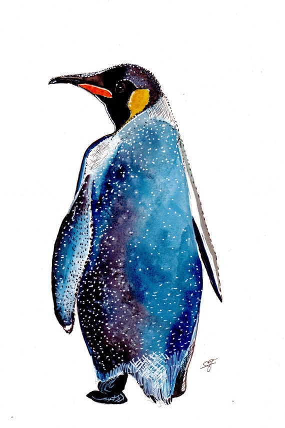 Penguin Matte Vinyl Sticker