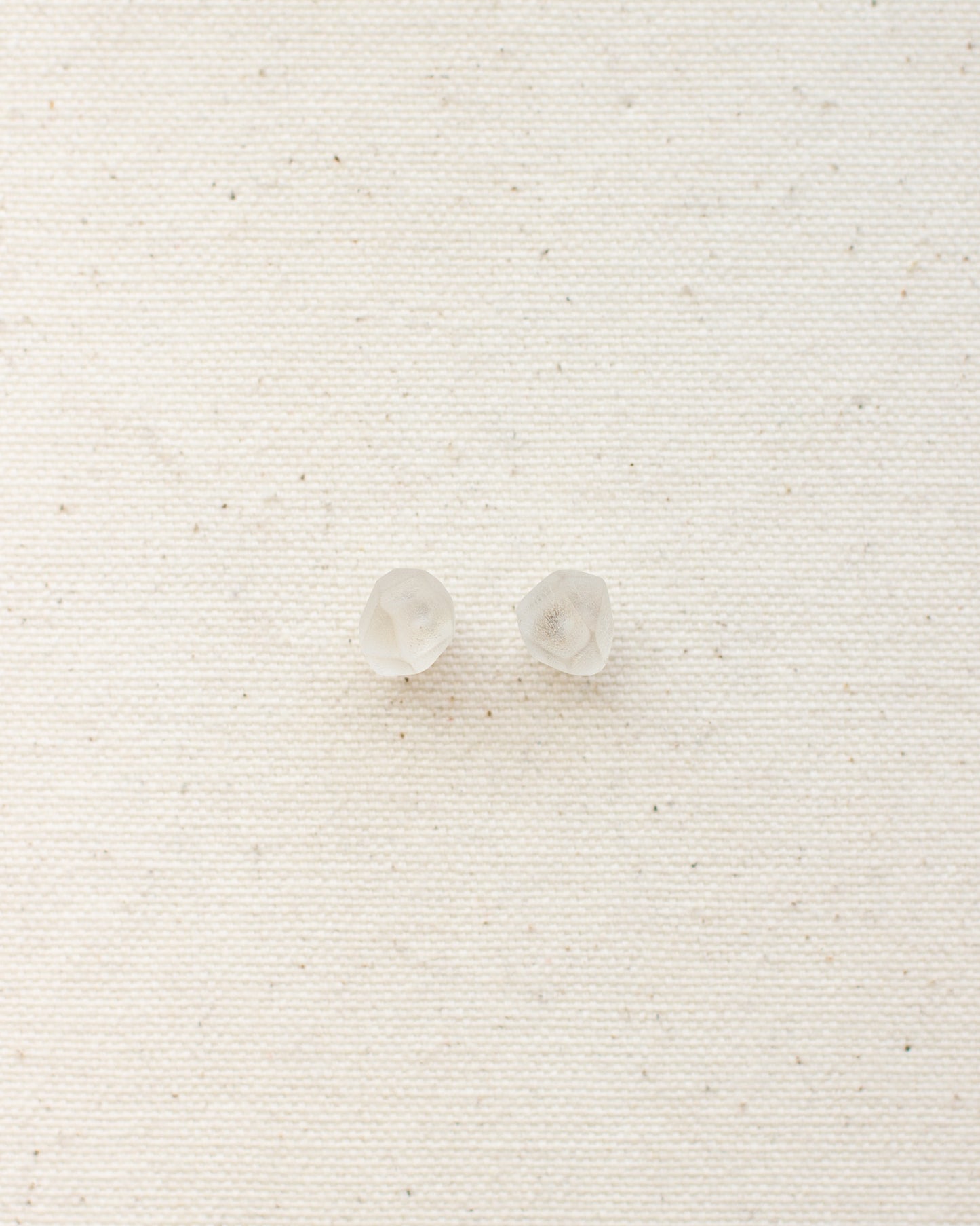 Acrylic Single Stone Earrings
