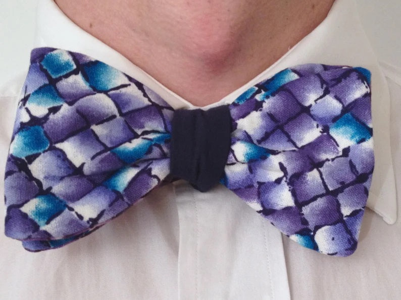 Two-in-One Hand Stitched Bow Tie