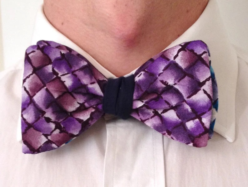 Two-in-One Hand Stitched Bow Tie