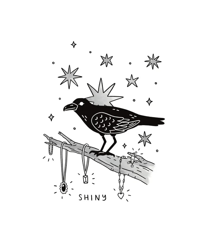 Shiny Crow Print