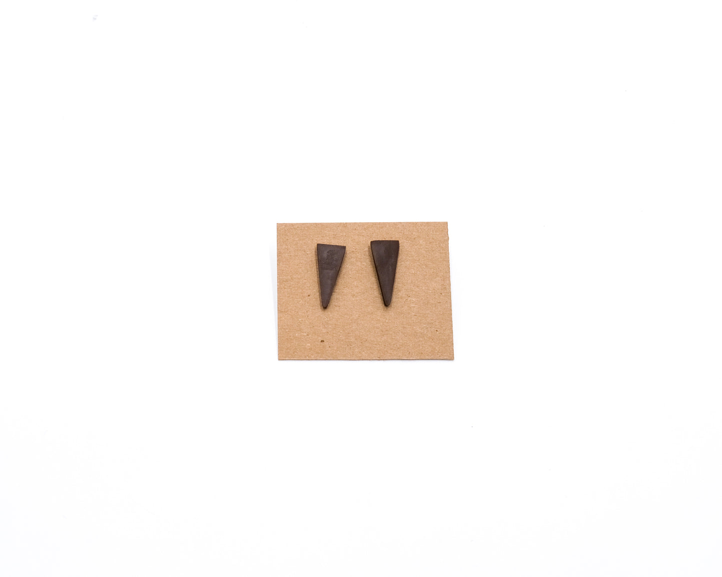 Brown Triangle Polymer Studs