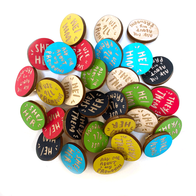 Pronoun Pins