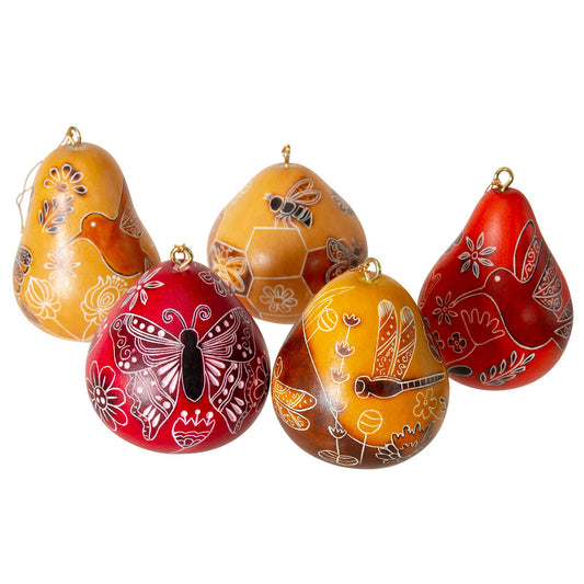 Pollinator Mini Gourd Ornament