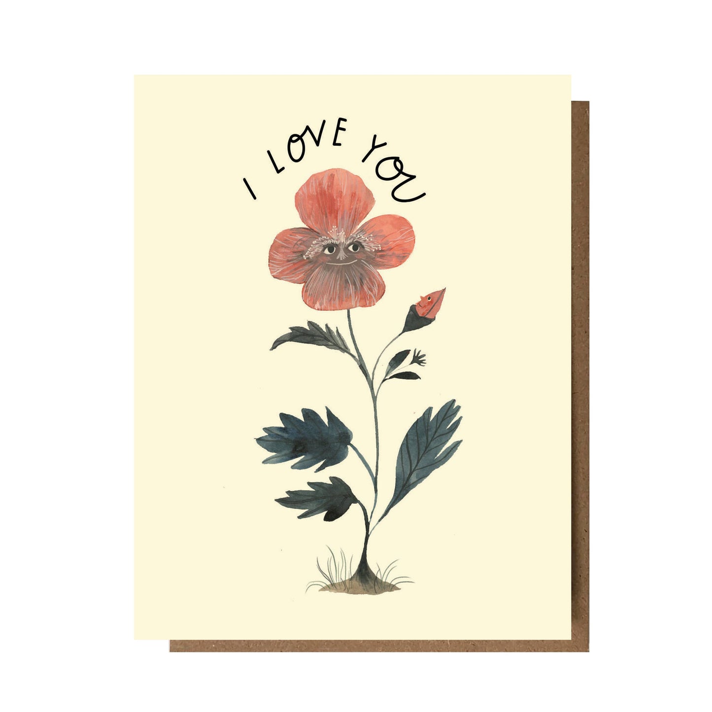 The Esme Shop - I LOVE YOU FLOWER FACES Card