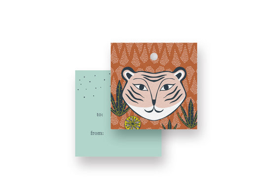 Mod Tiger Gift Tag