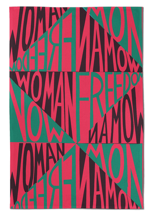Women Freedom Now Tea Towel