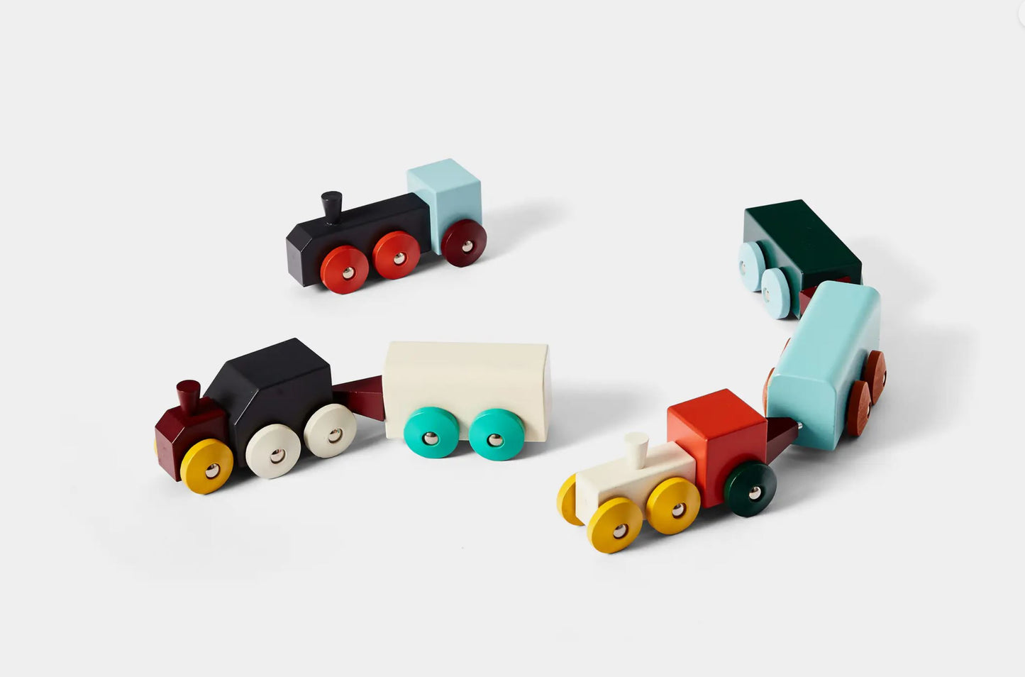 Hovers Trains Wooden Building Set