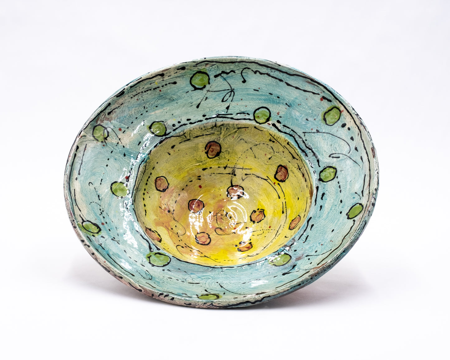 CMYK Series: Blue Serving Bowl