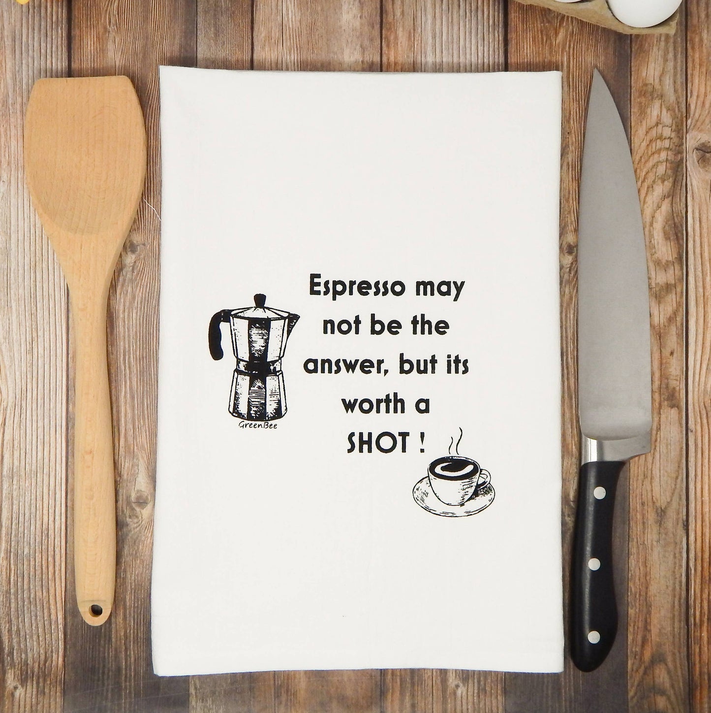 Espresso Shot Coffee Tea Towel