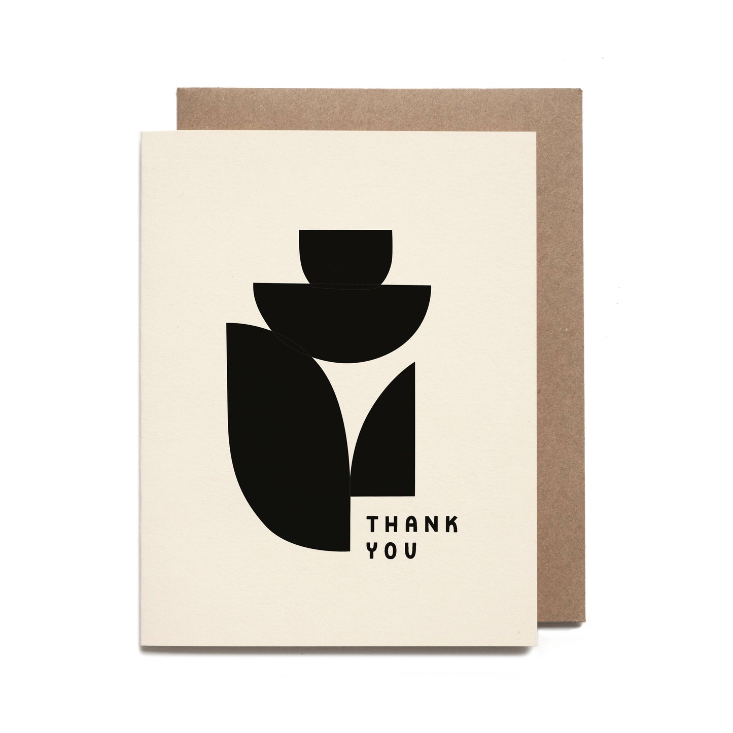 Worthwhile Paper - Thank You Silhouette Card