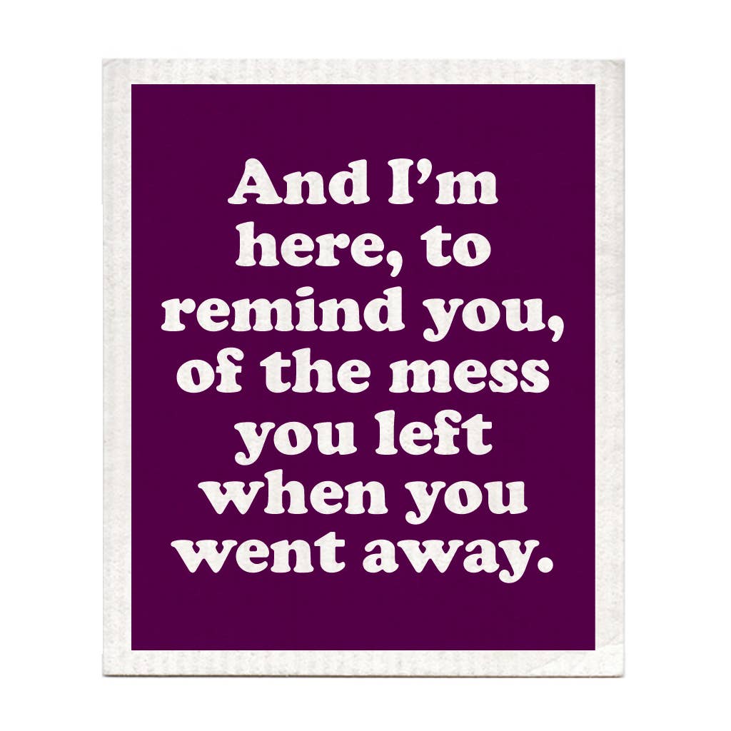 You Oughta Know Dishcloth