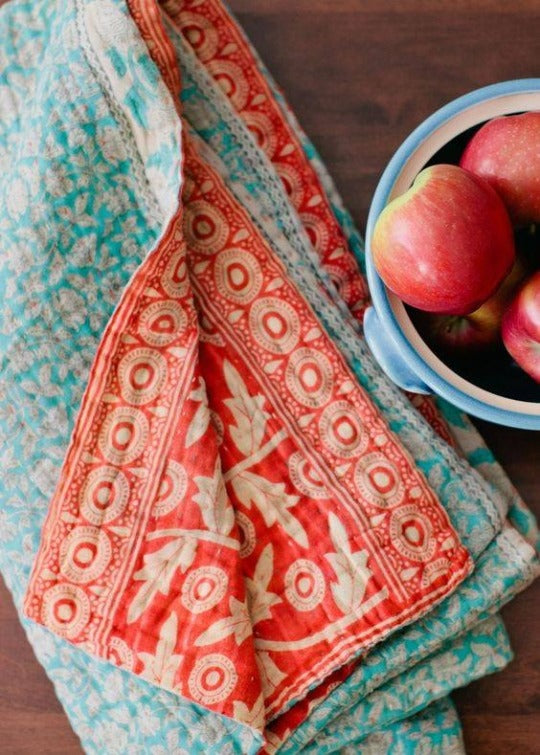 NEW - Handmade, vintage Kantha Quilts!!