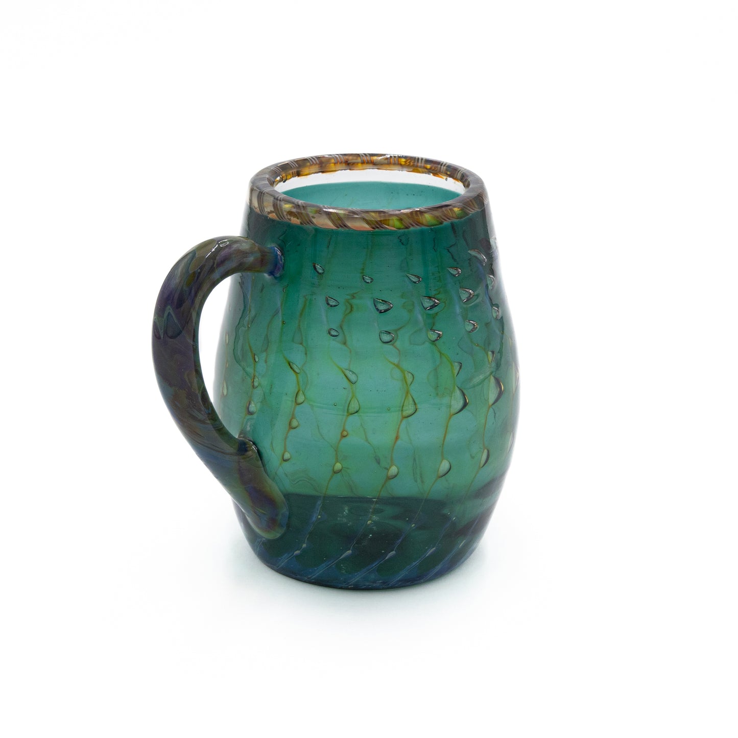 Blue/Green Glass Mug