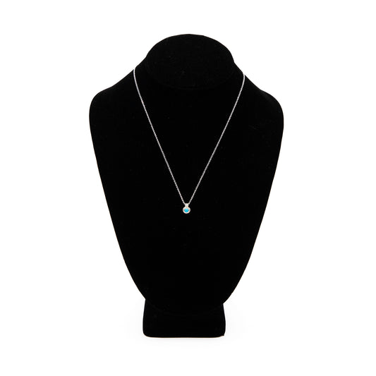 4mm Turquoise Nugget Necklace