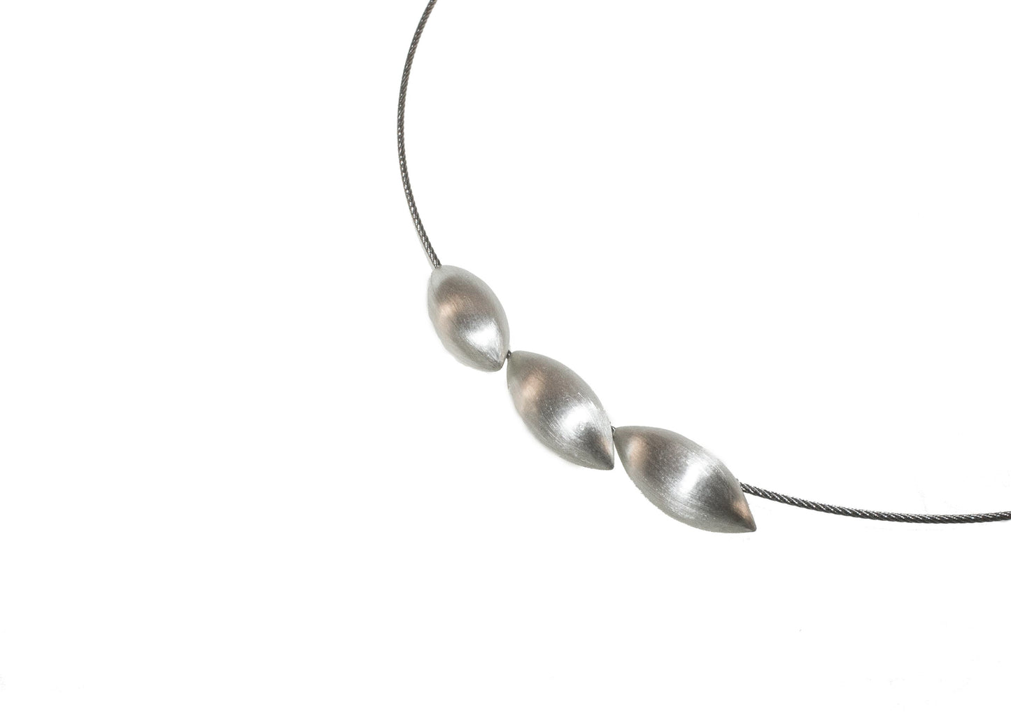 C015.1 Three Almond Necklace