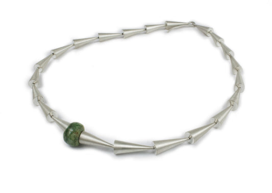 C021.2 Small Cone Jade Necklace