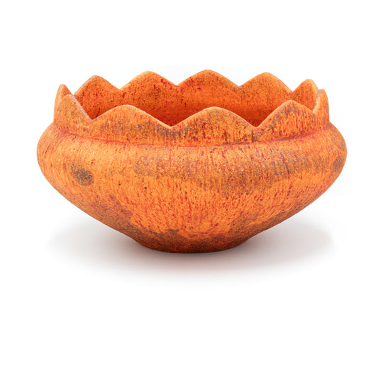 Big Zig Zag Bowl (Orange)