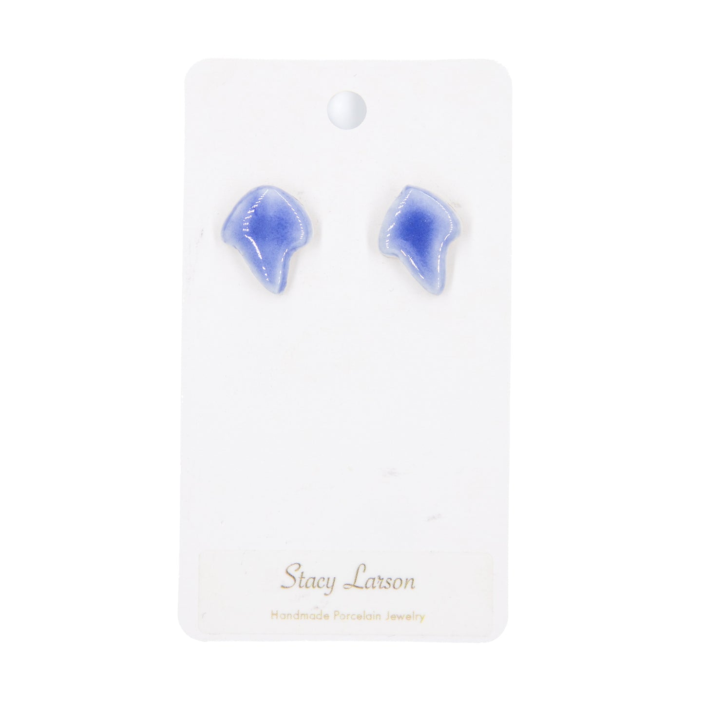 Blue Leaf Studs
