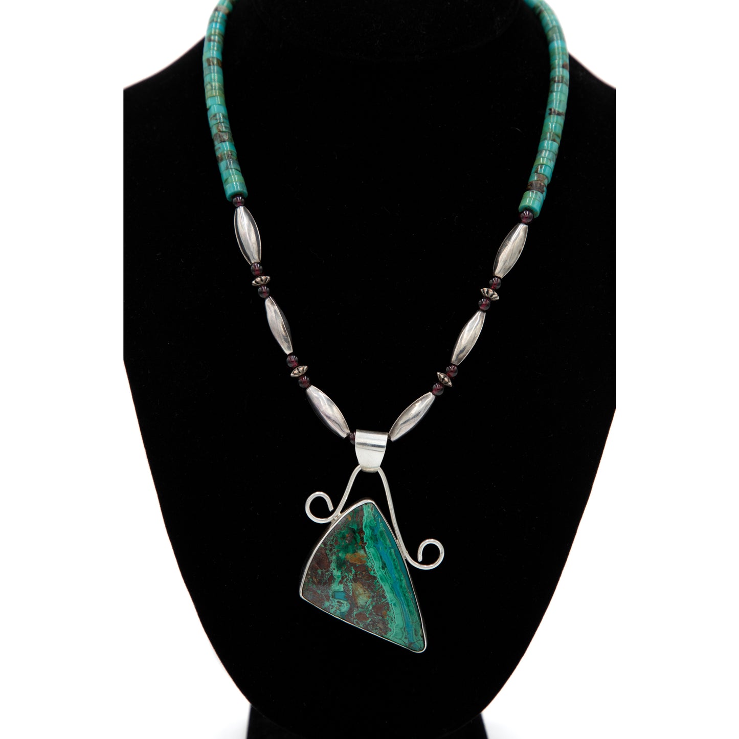 Royston with Turquoise Beads Necklace