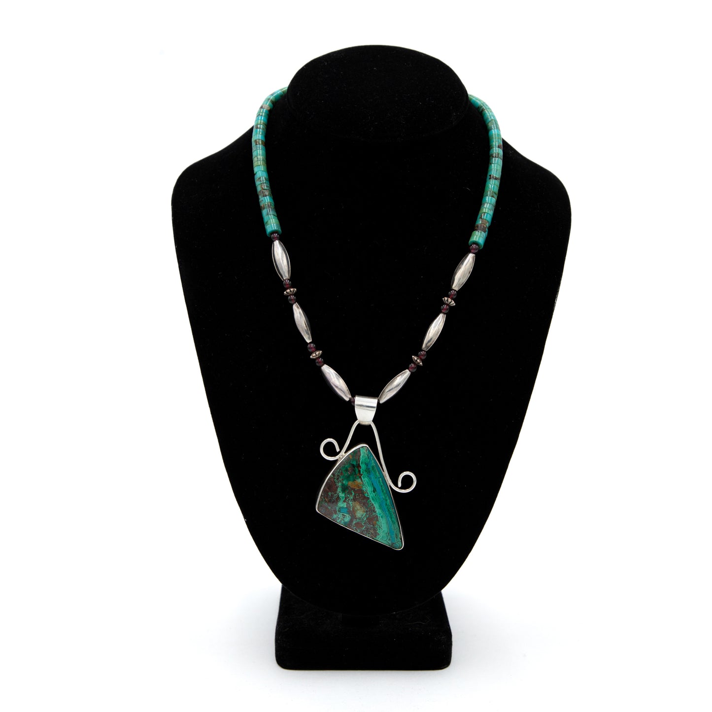 Royston with Turquoise Beads Necklace