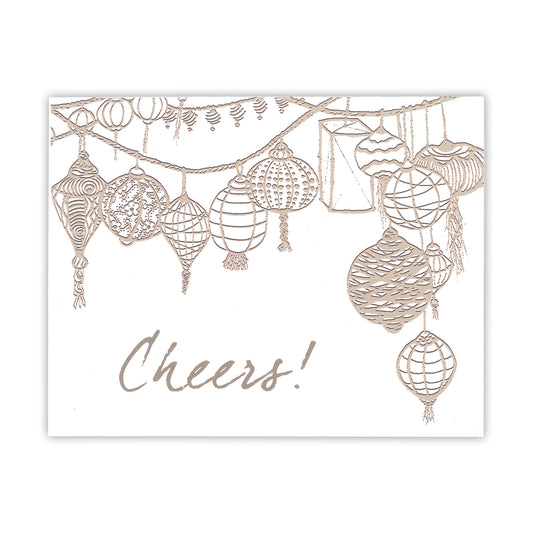 Cheers! Lantern Card