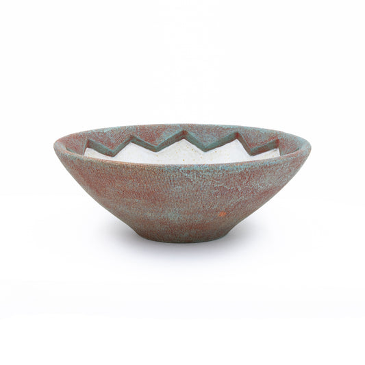 Folded Zig Zag Serving Bowl