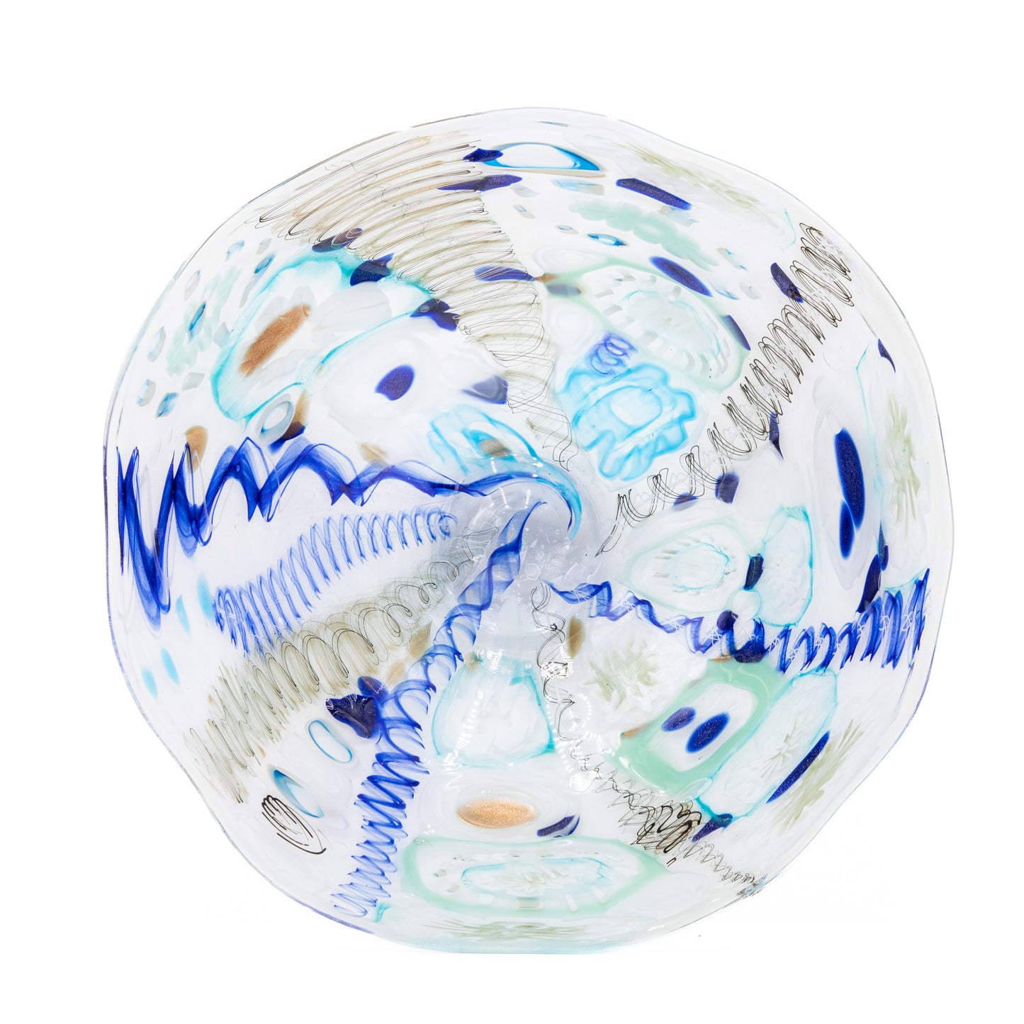 Gold Thread Tapestry Bowl