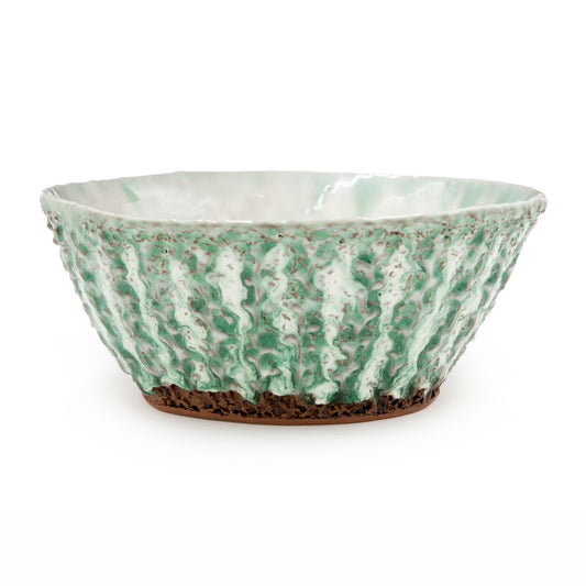 Green and White Bowl