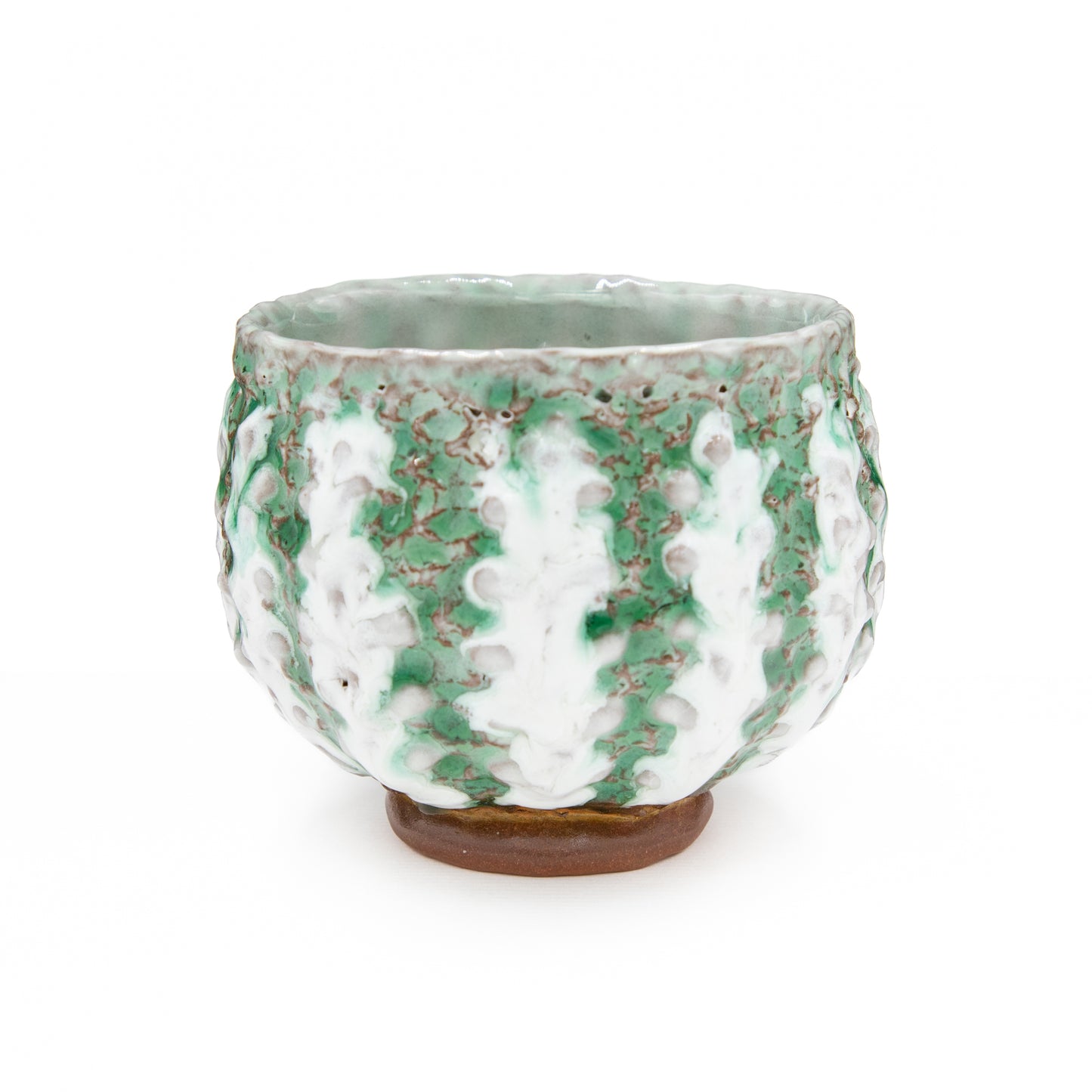 Green and White Cup