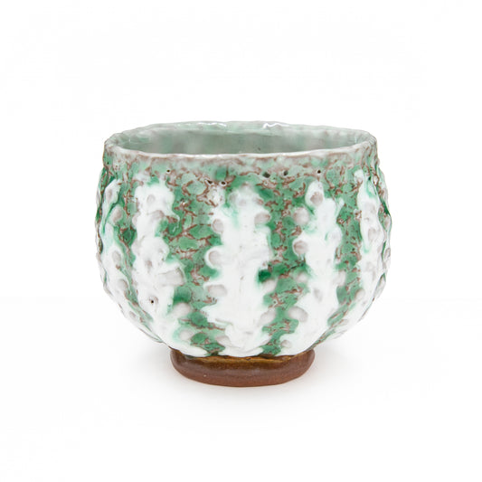 Green and White Cup