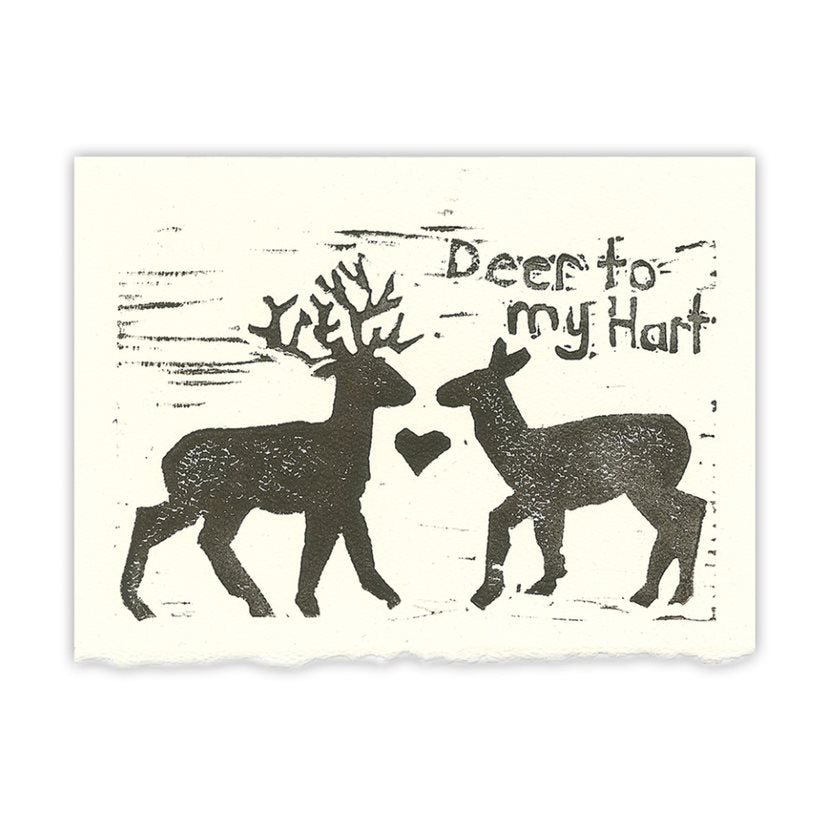 Deer to My Hart Card