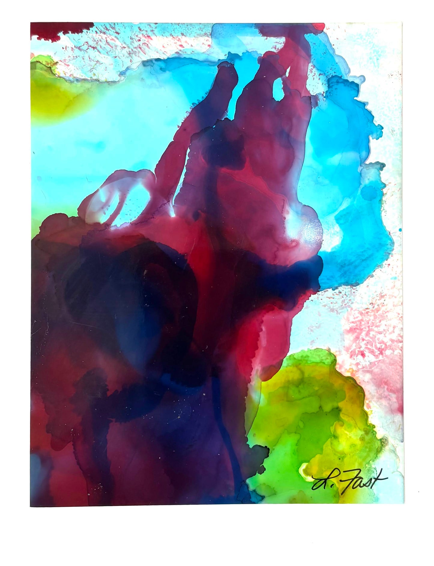 Alcohol Ink Greeting Cards