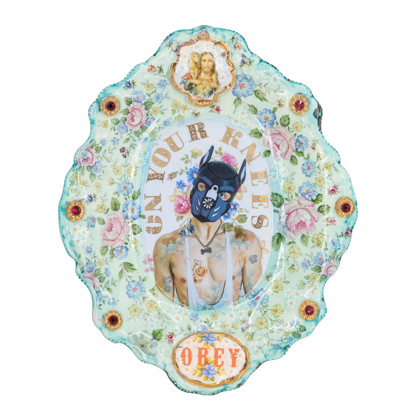 “On Your Knees” Plate