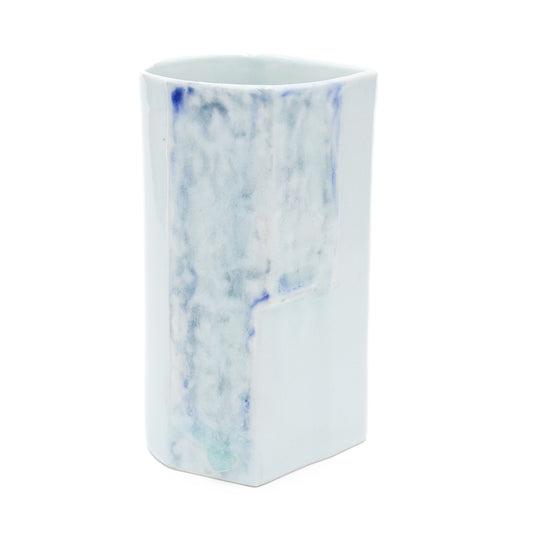 Light Blue Slip-Casted Vessel