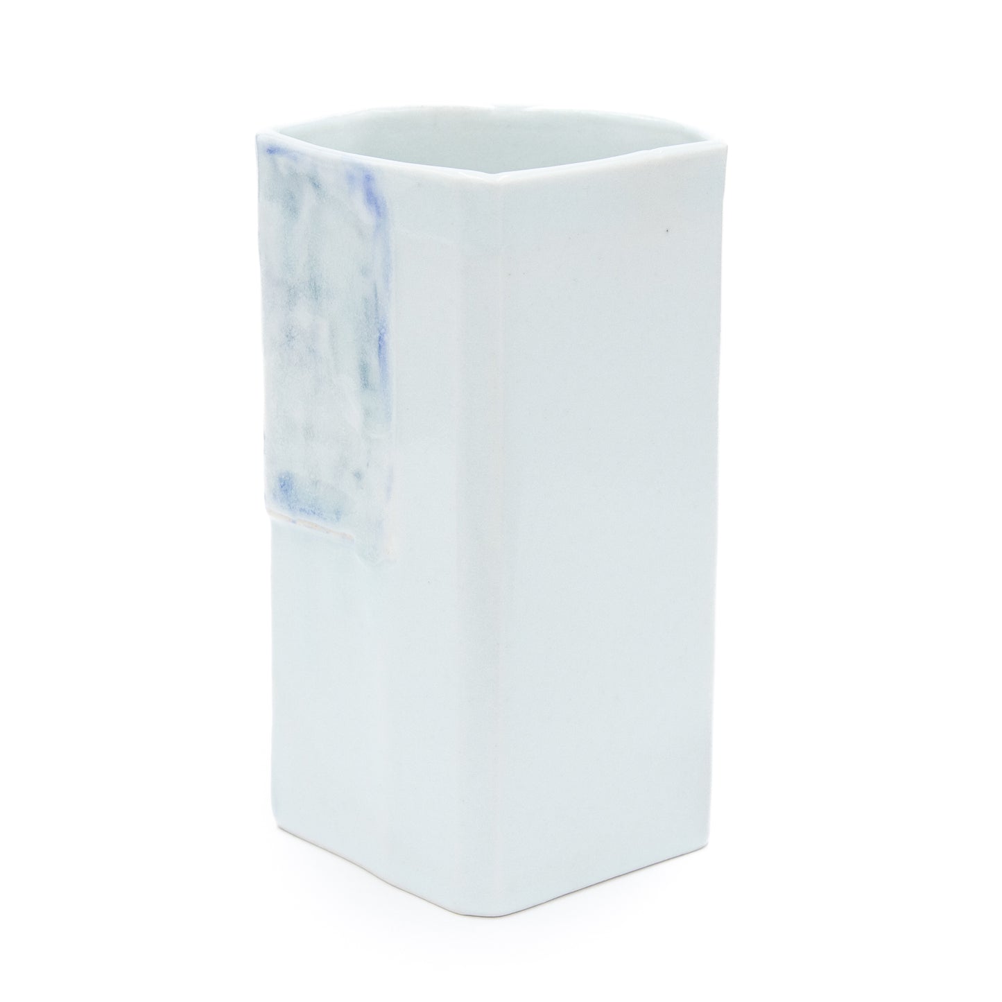 Light Blue Slip-Casted Vessel