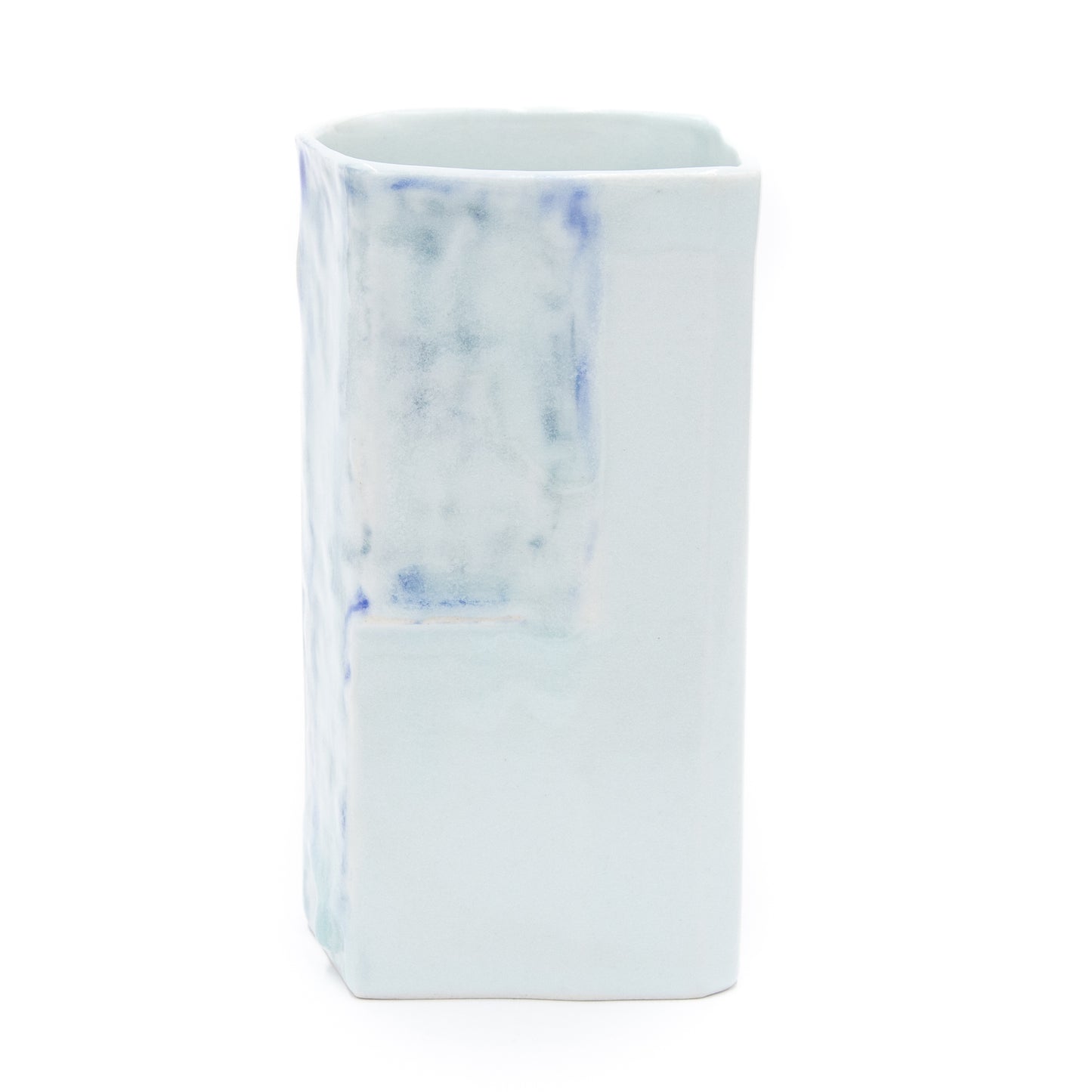 Light Blue Slip-Casted Vessel