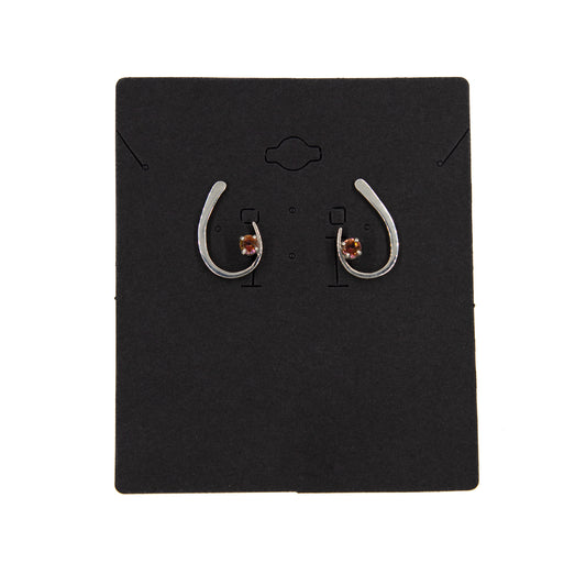 Sterling Silver and Sunrise Topaz Earrings