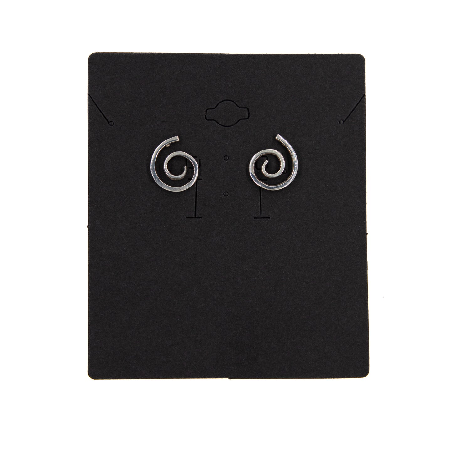 Sterling Silver Spiral Earrings