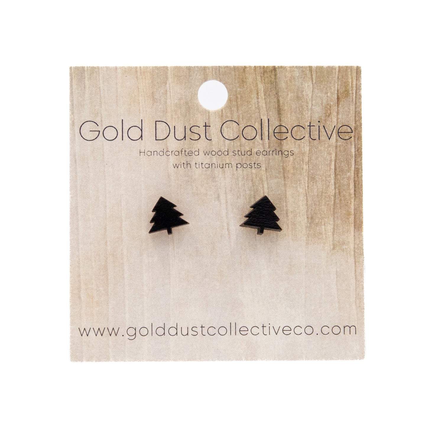 Painted Christmas Stud Earrings