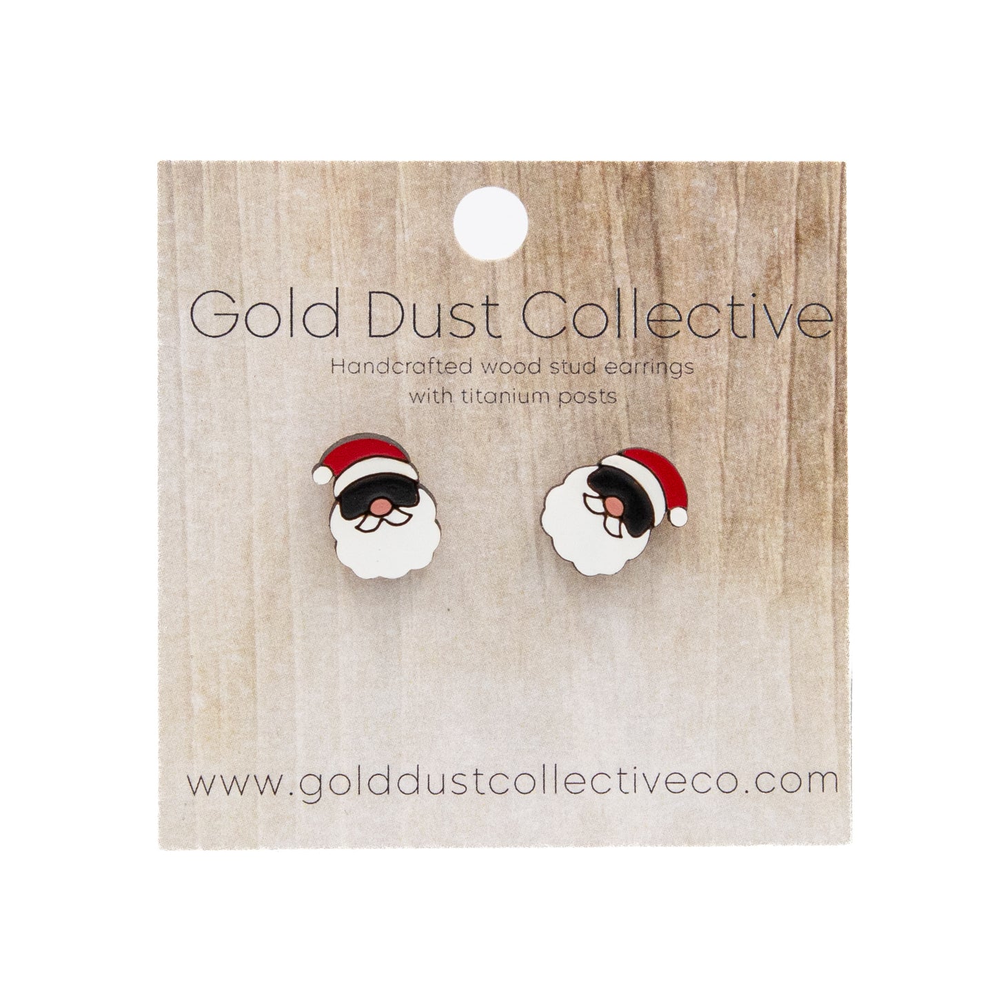 Painted Christmas Stud Earrings