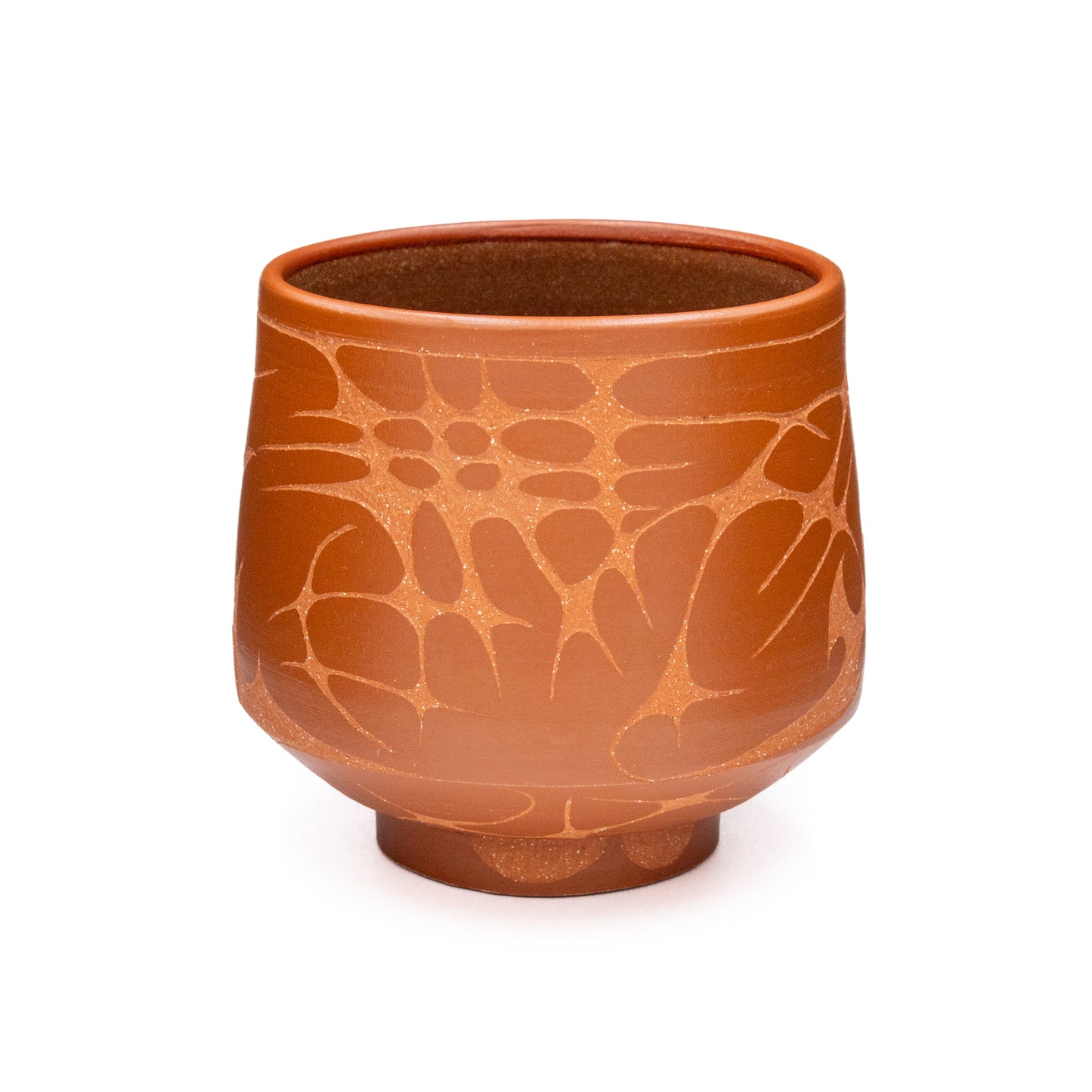 Red Sgraffito Cup