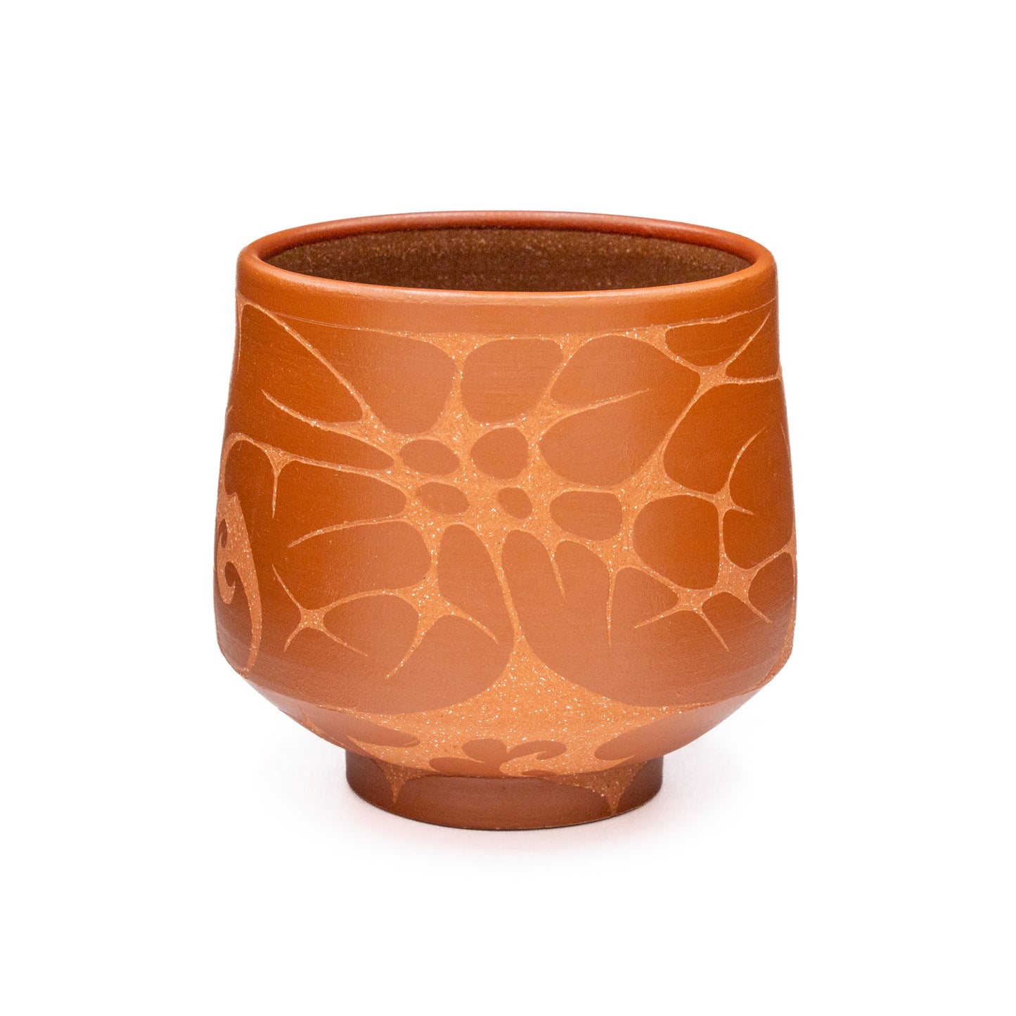 Red Sgraffito Cup